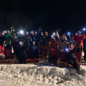 Kiwanis Activités : descente en luge du Col de la Croix